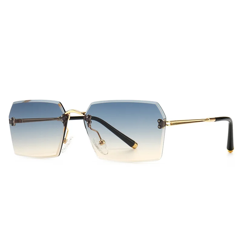 

HBK new products ideas luxury brand design sun glasses 2021 fashion retangular square sunglasses for women
