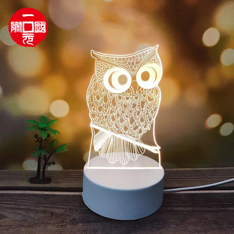 

One dollar Factory direct creative gift 3d led night light