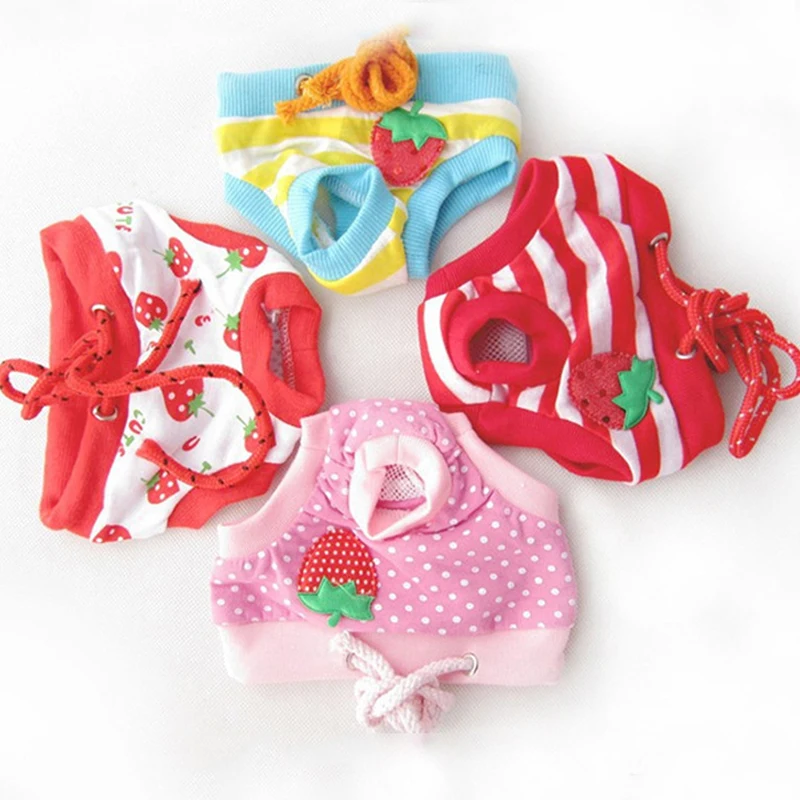 

Wholesale Pet Puppy Safety Pants Menstrual Pants Diapers Female Dog Physiological Sanitary Short Pants, Picture shows