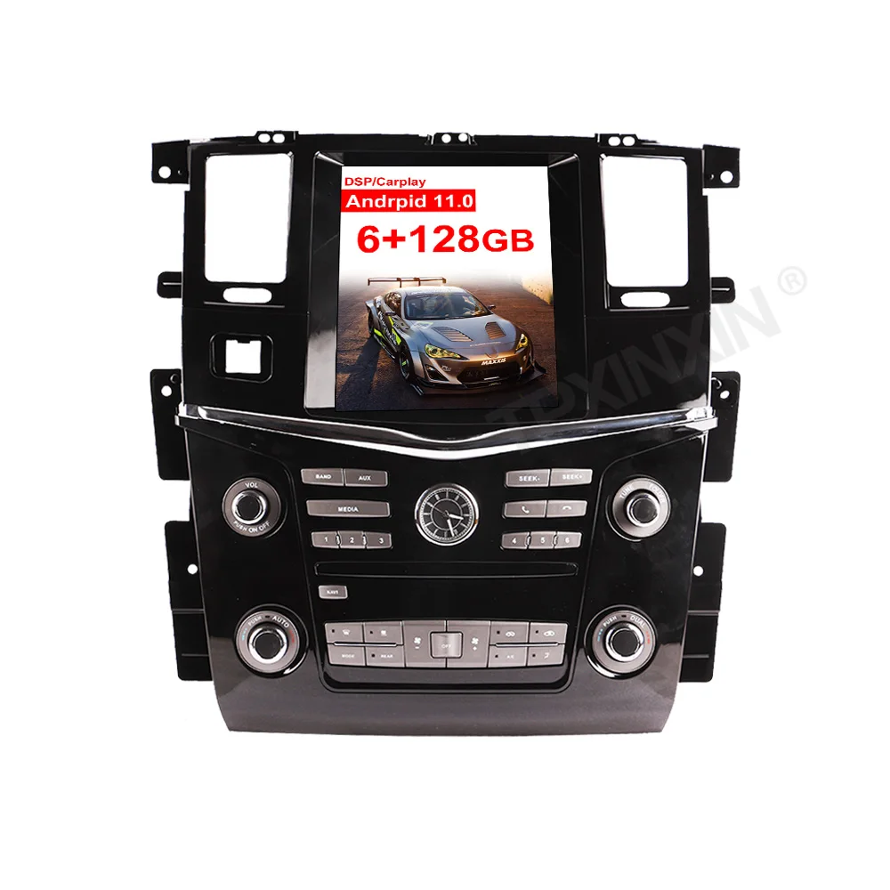

for Nissan PATROL 128GB Tesla Style Car Multimedia Player Android 11 GPS Navigation Carplay Auto Stereo Radio Head Unit