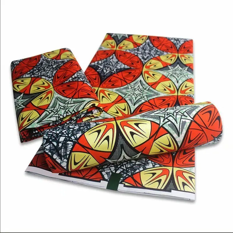 

100 cotton gold wax soft ankara print SMD255GW31-SMD255GW40