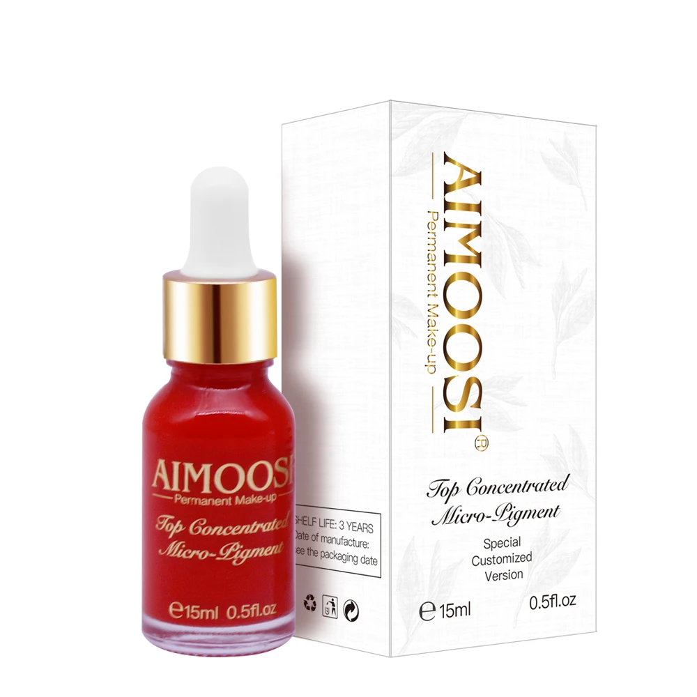 

Aimoosi top 18 colors eyebrow/lips tattoo ink and microblading pigment for permanent makeup