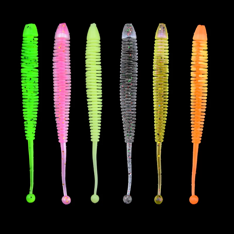 

OBSESSION S032 7cm 2g 10pc Fishing Lures Soft Silicone Baits Shrimp Wobblers Crankbaits Artificial soft lure Worm Fishing Tackle, 6 colors