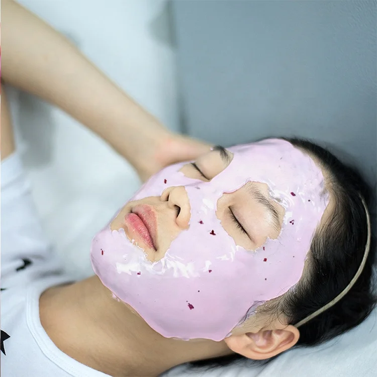
Peel Off Pearl Korea Facial Brightening Rose Powder Face Mask 