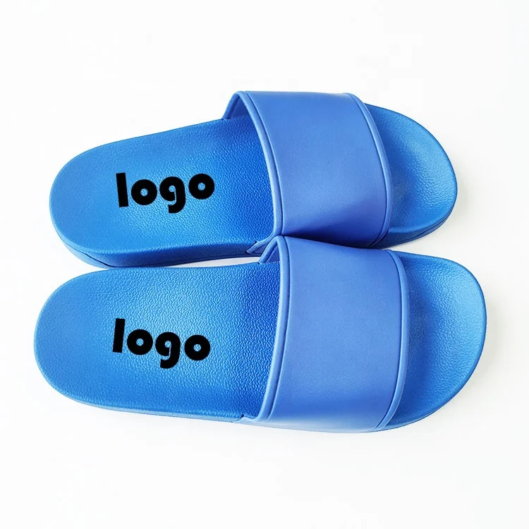 Custom Multi Colour Pvc Unisex Men Footwear Hotel Flat Slipper Sandals Blank Pvc Summer Outdoor Slipper Slides for Men