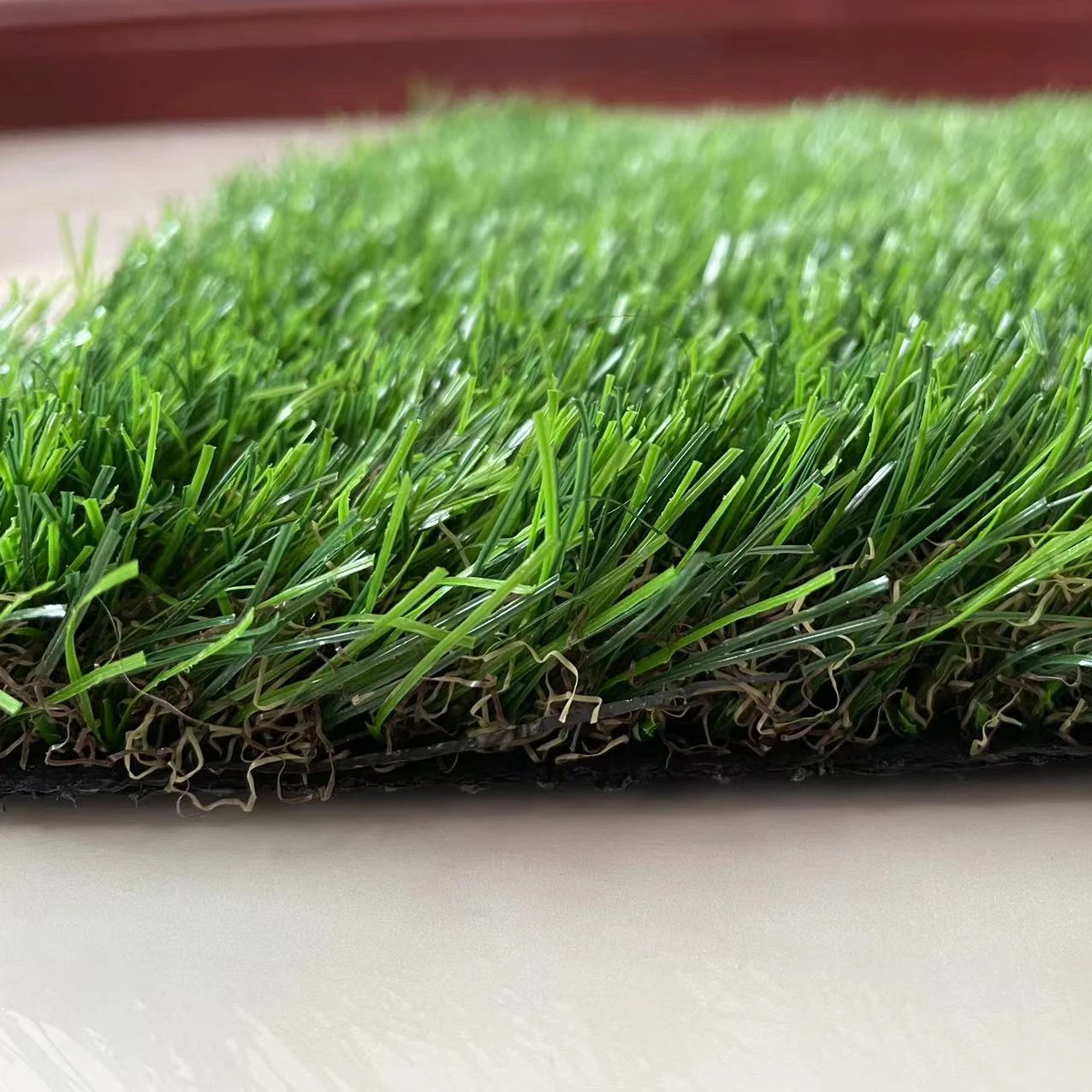 

Top sales natural landscaping synthetics artificial grass turf Grass 30 mm tall 18 needle four color autumn grass