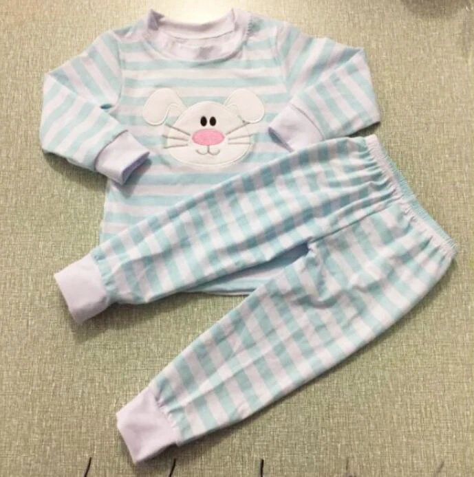 

Factory directly boutique wholesale boys Easter pjs pajamas kids clothing, As picture