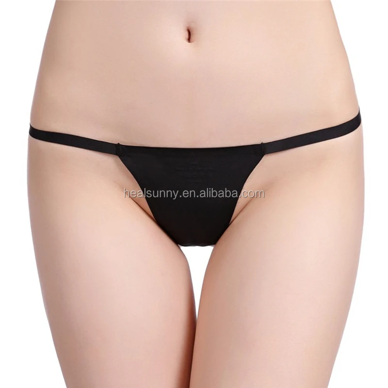 

Amazon Hot Selling Women T-back Seamless Black G-strings Thong Panties, Colors