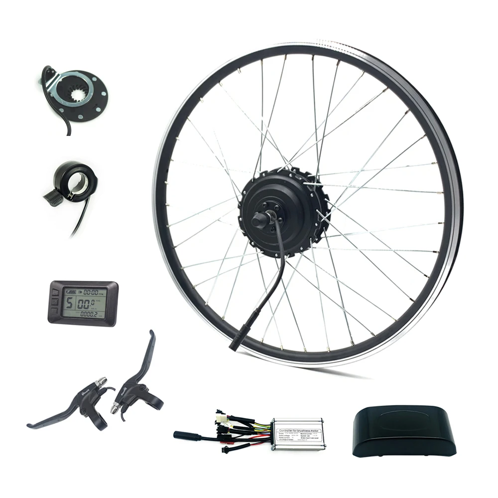 

Greenpedel 48v 750w ebike rear wheel 26 inch electric bike motor converison kit