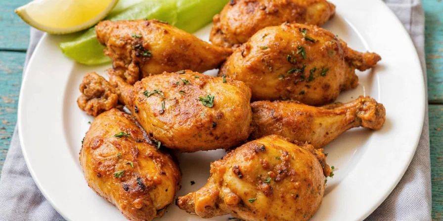 Szechuan pepper and brown sugar marinated chicken