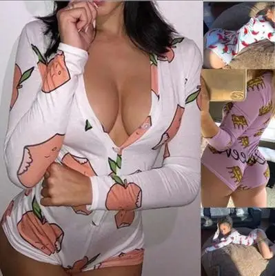 

Long Sleeve Romper Pajama With Winter Autumn Women's Short Length Jumpsuit Milk Silk Women Cloth women's sleepwear