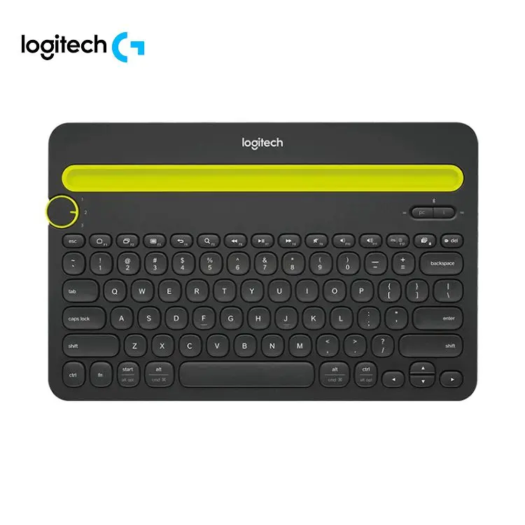 

Wholesale Logitech K480 Portable Multi-Device Phone Tablet Gaming Laptop BT 3.0 Wireless Computer Mechanical Keyboard With Stand