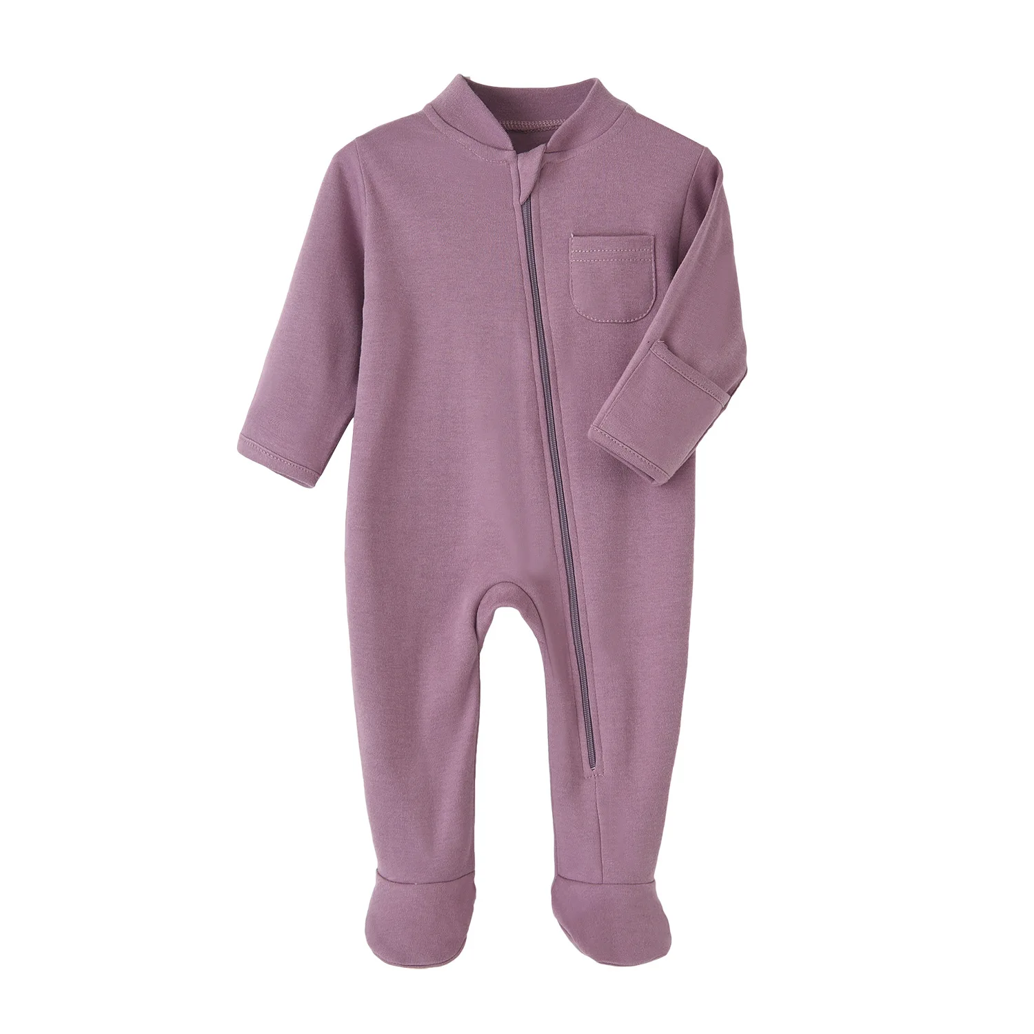 

Kids One-piece Zipper Long Romper Newborn Clothes Long Sleeve children One-piece Baby Clothing Romper, Picture shows