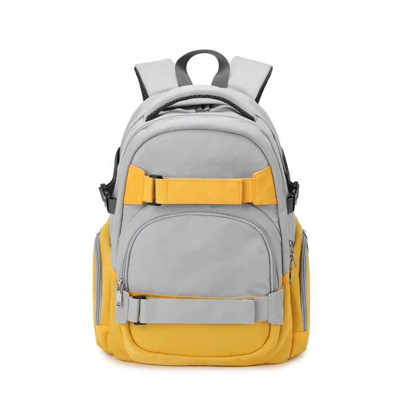 

Waterproof Polyester Book Bag High School tution bags waterproof Girls Leisure Backpack School Bags for boys, Black, khaki, gray, army green