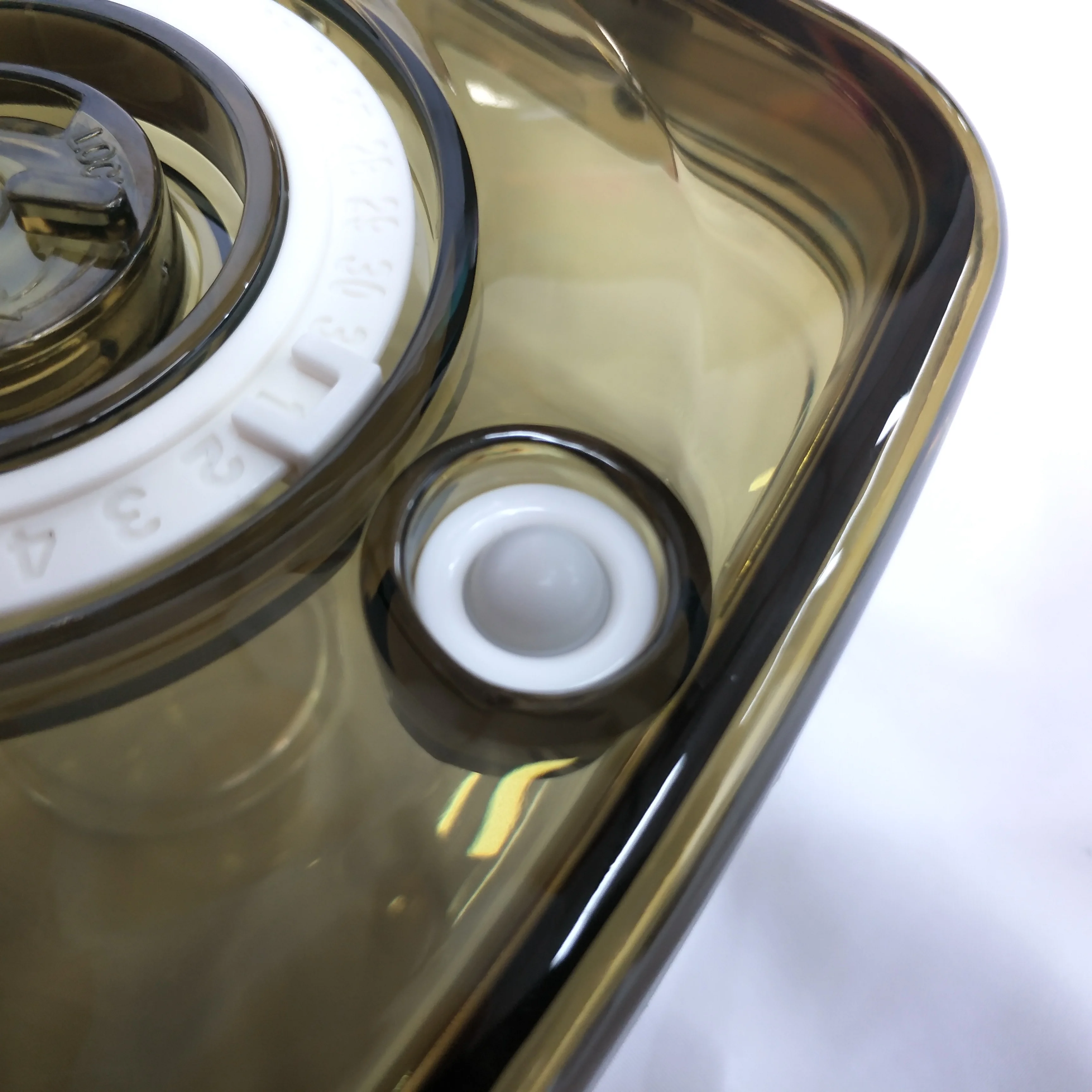 3800毫升和 2000毫升大容量真空密封盒设置冰箱保存食品盒