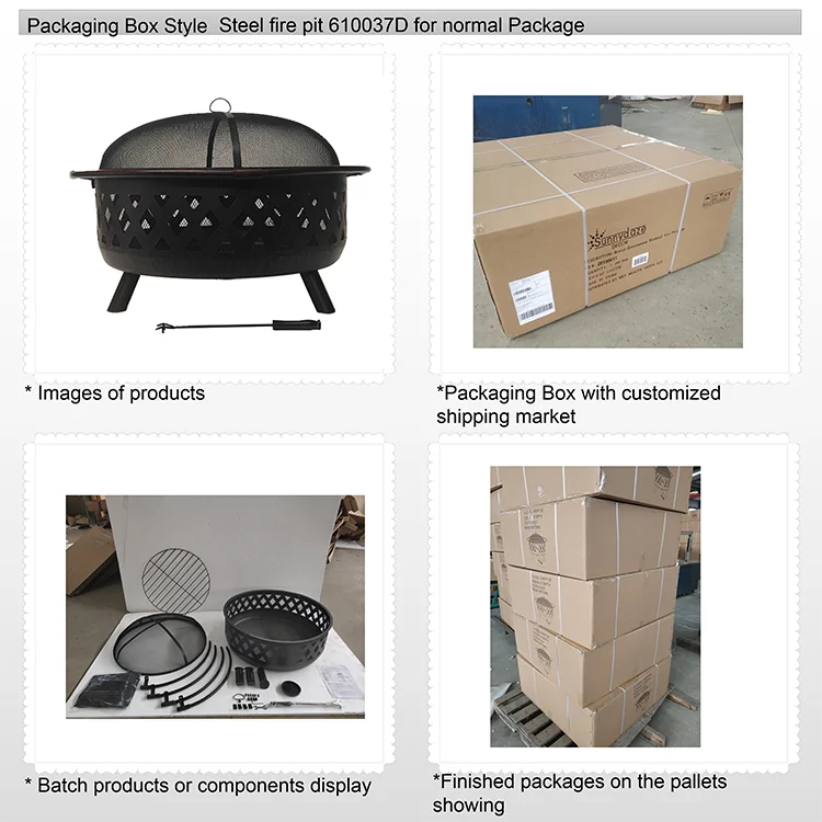 Outdoor Hinterhof Holz Brennenden Feuer Pit Mit Rotierenden Kochen