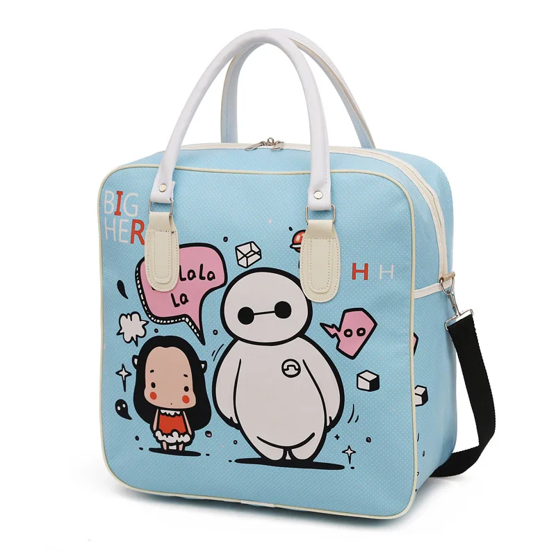 

OEM Factory Price Cartoon Student PU Travel Large-capacity Female Handbag Luggage Bag