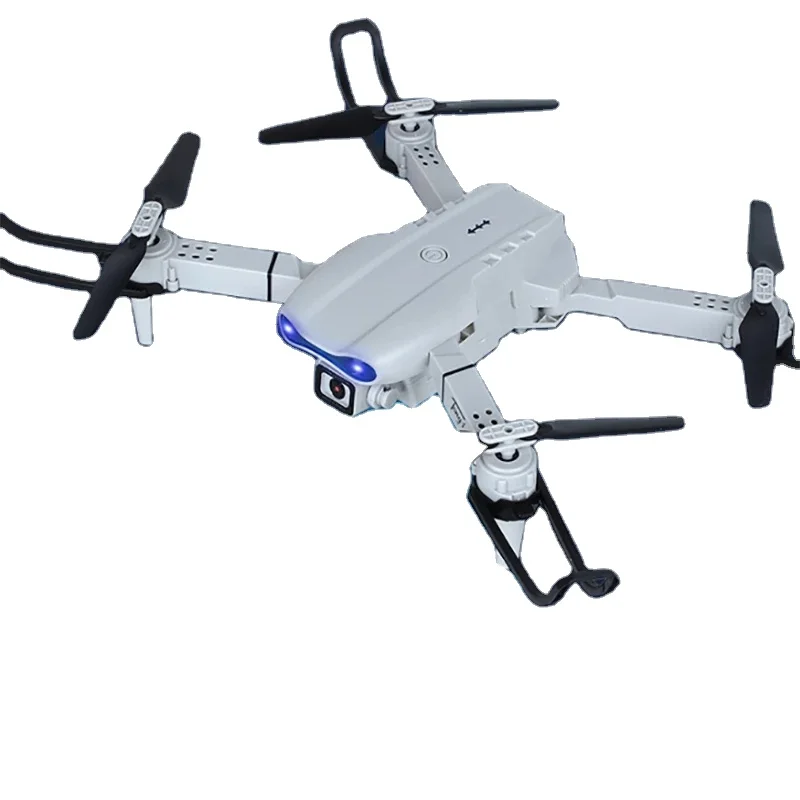 

New E99 PRO RC drone 4K HD Dual Camera GPS WiFi FPV Foldable automatic Return Professional aerial Drone PK F11 drone, Red/black