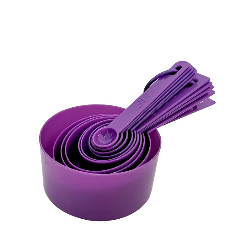 

5 Piece Measuring Cups and 5 Spoons Kitchen measuring Tools Plastic Measuring Cups And Spoons Set
