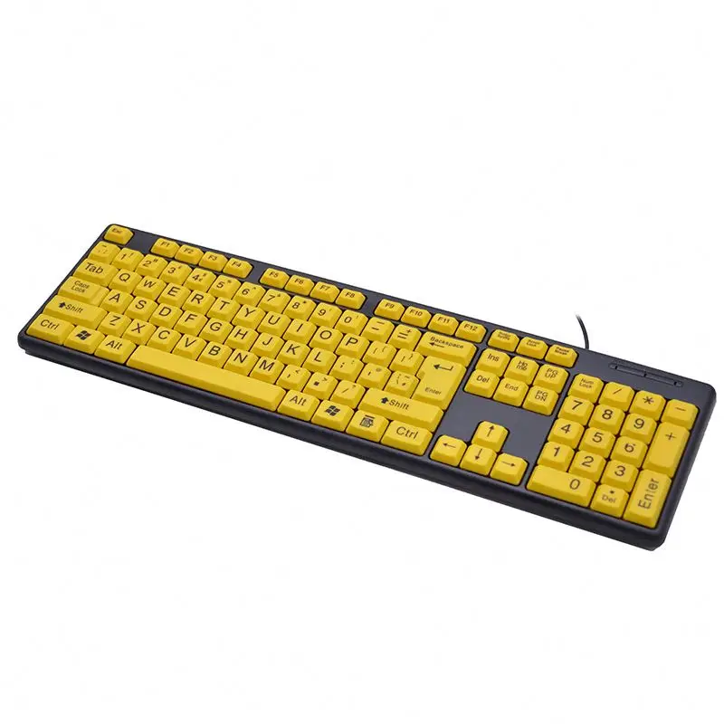 

Domestic delivery computer keyboard price in bd With Wholesaler, Black yellow