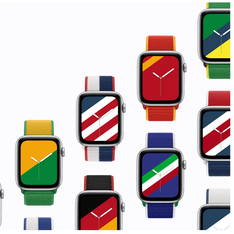 

Iwatch 45mm 41mm 44mm 40mm 40mm 38mm Smart watch Elastic Braided solo Nylon woven waterproof Strap