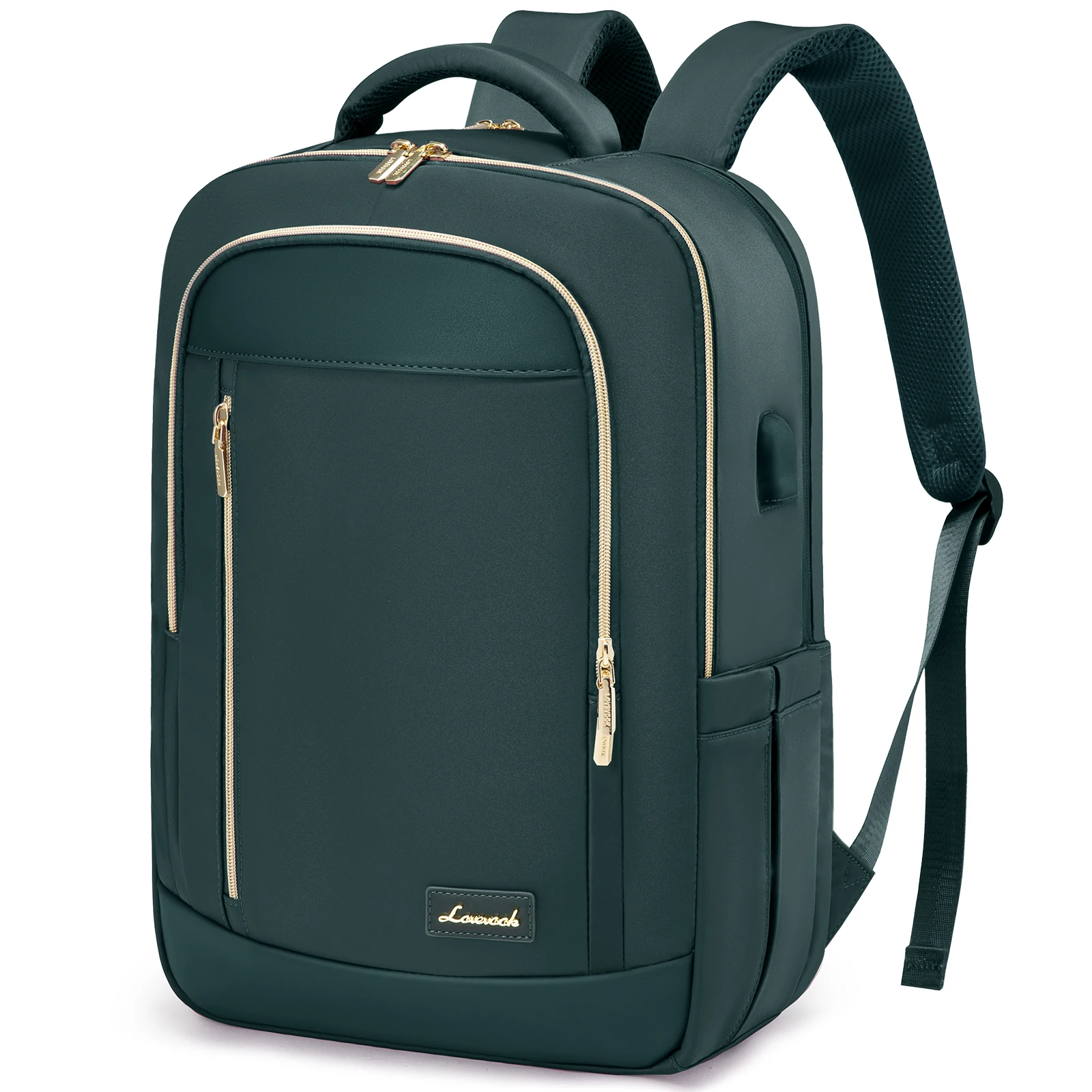 LOVEVOOK 2023 Fashion Student's School Travel Daypack With USB for Women Men Rucksack Hiking Bag Business Laptop Backpack Unisex