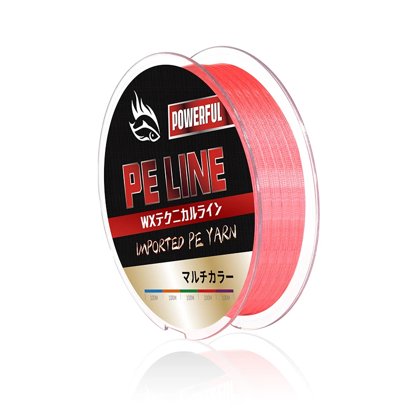 

High quality 4 strand fishing line multifilament braid with promotional price