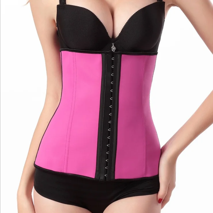 

New products Chinese supplier latex waist trainer, Black, red, black, purple