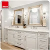 Solid rubber wood classical vanity