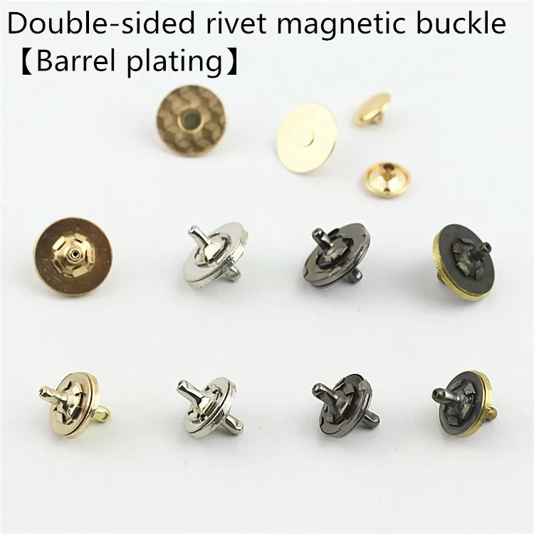

Luggage accessories double-sided rivets ultra-thin pattern magnetic buckle magnetic lock diameter 14mm18mm magnetic magnet