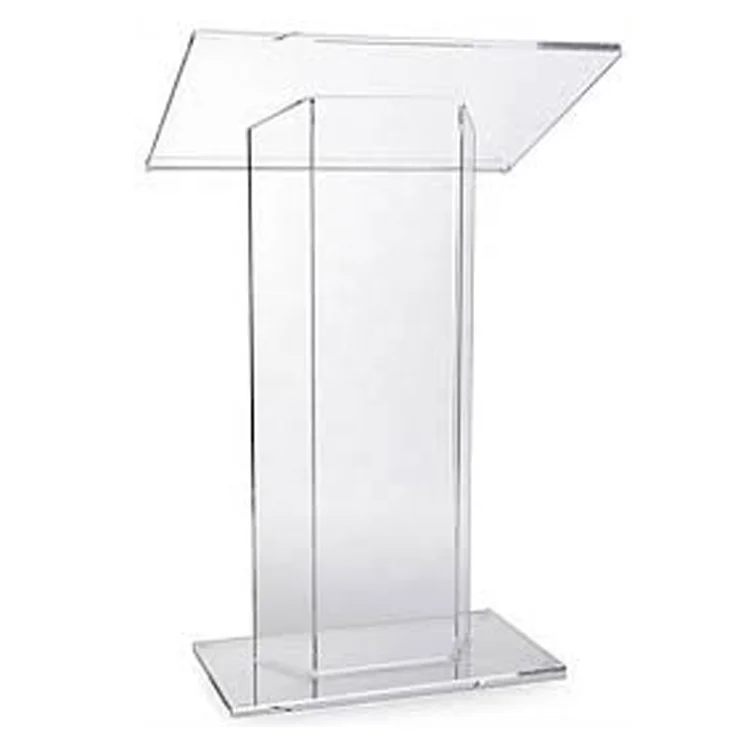 Clear Modern Custom Perspex Commercial Acrylic Church Pulpit Podiums ...