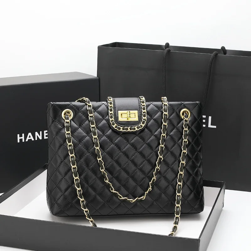 

wholesale designer handbags luxury women chain shoulder bags female fashion leather leather tote bag