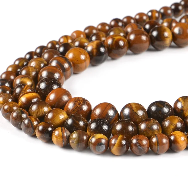 

4mm 6mm 8mm natural stone beads for bracelets natural stone tiger eye beads for jewelry making