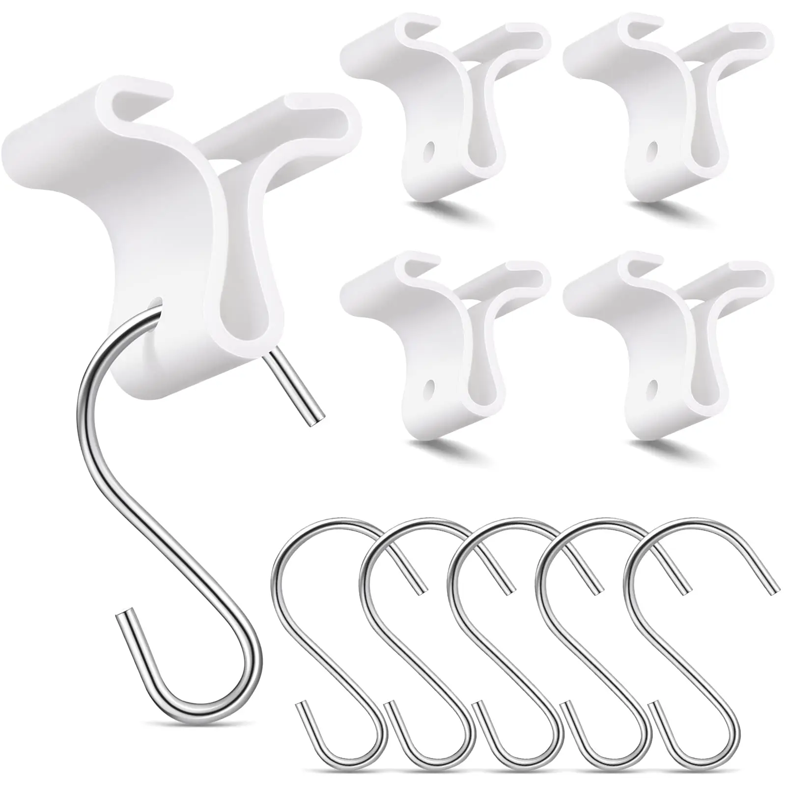 Ceiling Hanger Clear Ceiling Grid Clips With 35 Metal S-Hooks