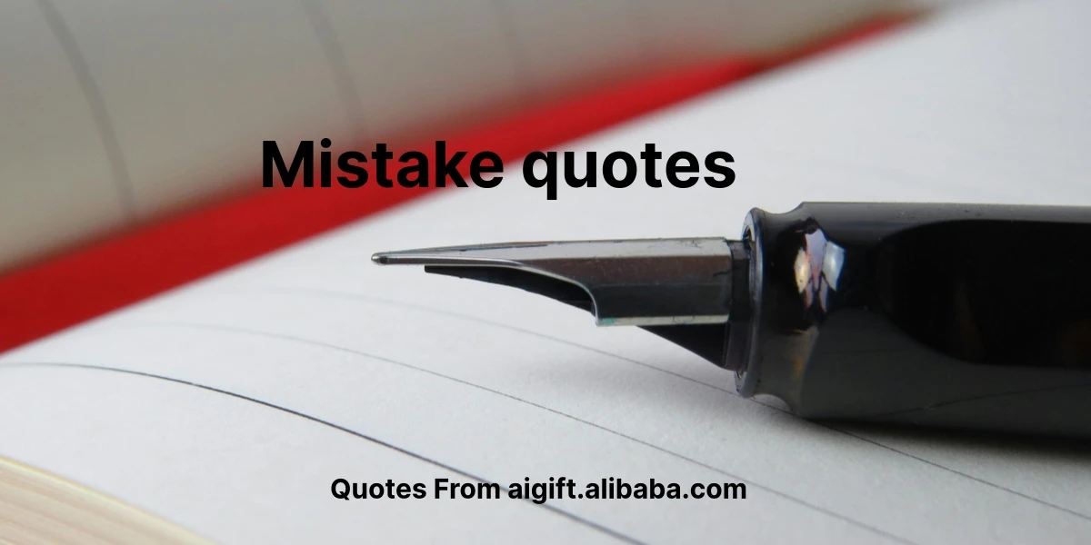 mistake quotes