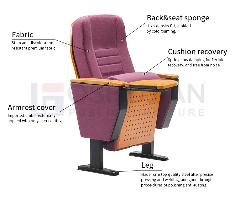 College furniture reception lecture university auditorium hall chairs lecture arm foldable  lecture conference hall chairs