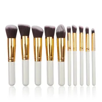 

10pcs Professional Synthetic Hairs 5 Big 5 Small Mini Custom Private Label Makeup Brush Set