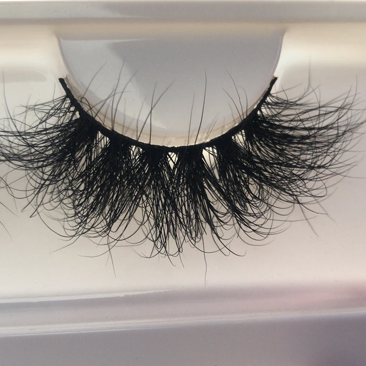 

18mm Eyelash Long 25MM Eyelashes Wholesale Siberian False 3D Mink Eyelashes Wispy Fluffy Lashes