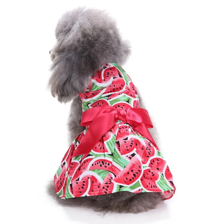 

Luxury Pet Clothes 2022 Summer Stylish Cute Polka Dot Ribbon Cozy Sleeveless Dog Supplies Shirt Pet Dog Dress