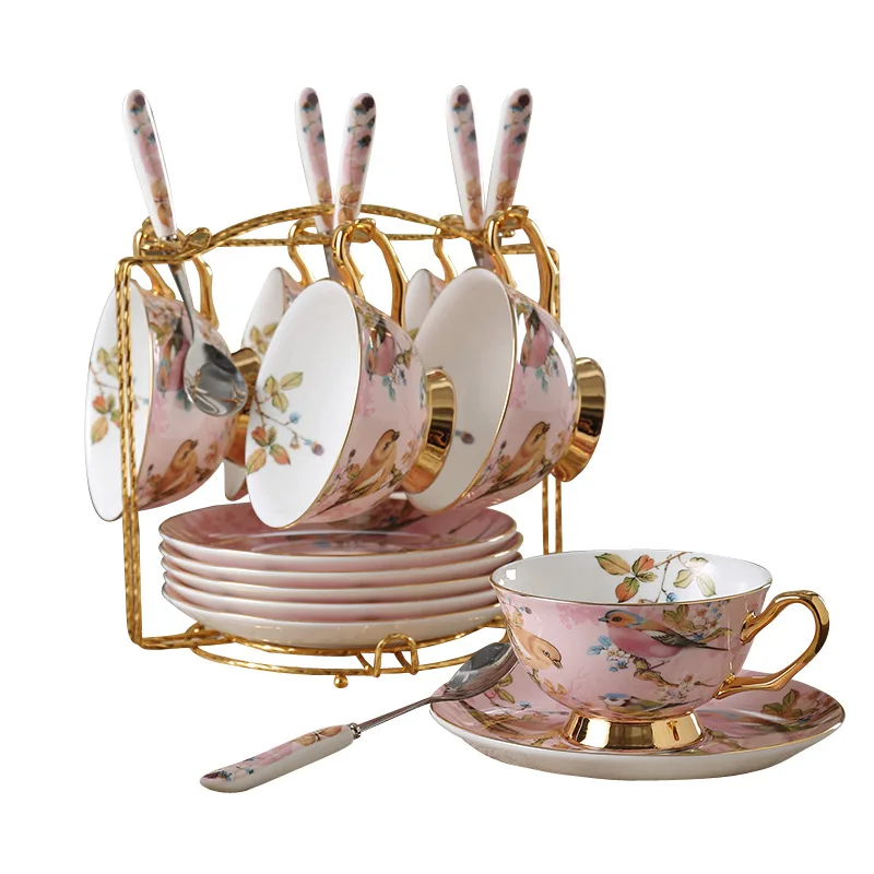 

2019 Japan Style New Fashion High Quality Royal Ware White 260ML Bone China Coffee Tea Cup Set