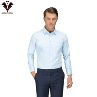 

Wholesale Slim Fit Custom 100% Cotton Long Sleeve Classic Men Formal Designer Dress Work Shirts For Business