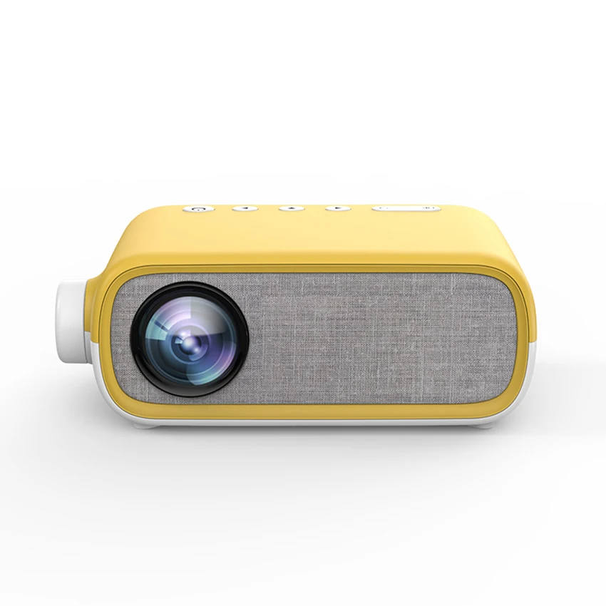 

YG280 LCD Projector Mini With Built-in Own Speaker Support Restore Screen True Color, Black,white,yellow