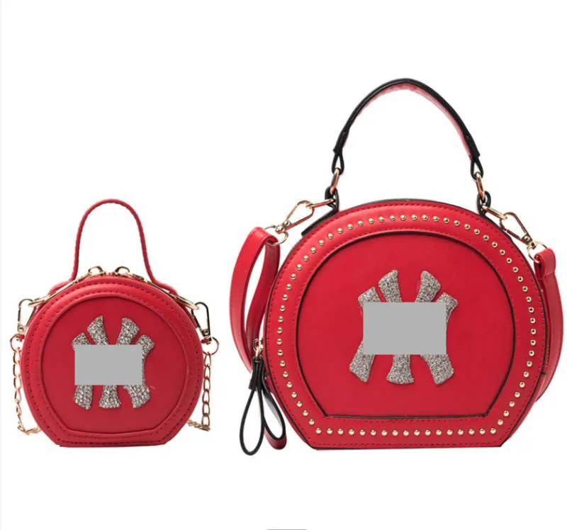 

fashion shoulder bag purses set are selling Mother's Day gift Set Latest women handbag gift for Mother's day rivet pu purses set