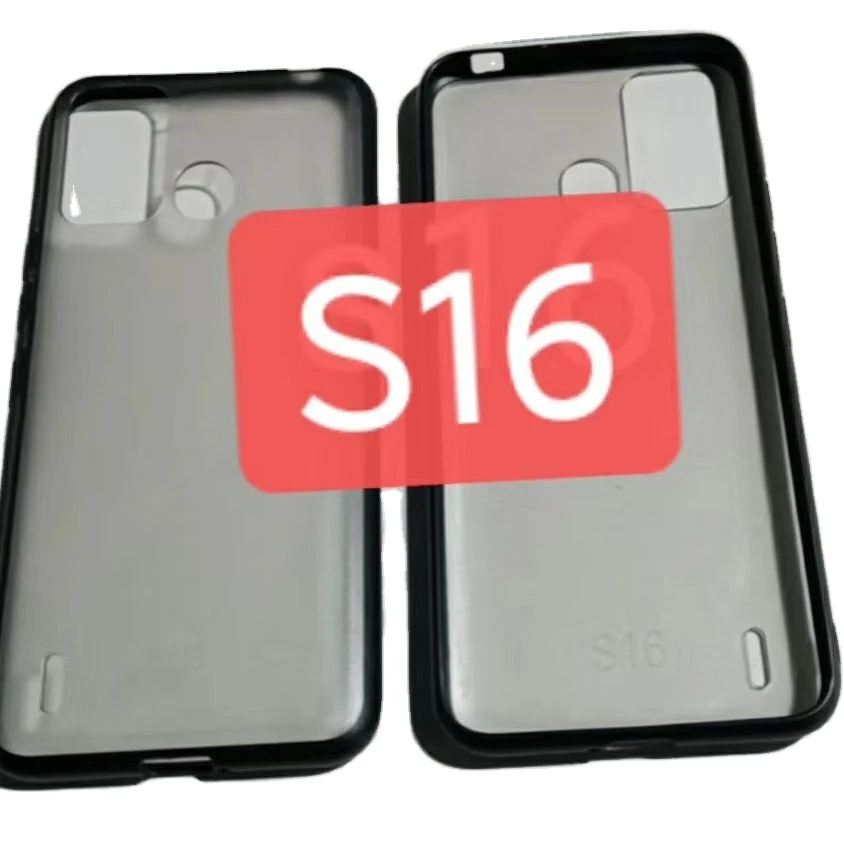 

For Itel A36 P36 A56 S15 Pro Matt PC Back cover With TPU Frame Armor phone case Pouch Customs design
