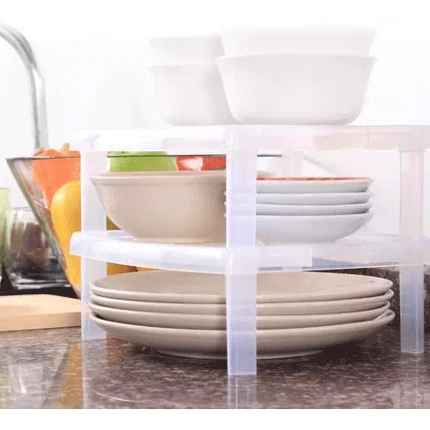 

houseware plastic kitchen detachable storage bowl rack