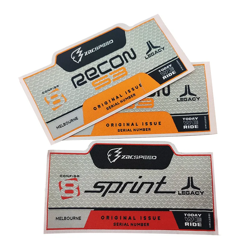 

Custom Famous Brand Woven Garment Labels For Clothing, Partone color