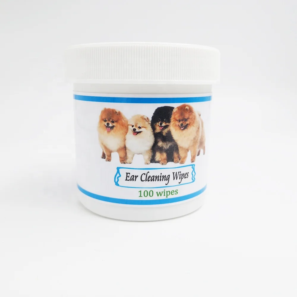 

Nonwoven fabric free alcohol pet pad pet bath ear cleaning pad for dogs cats