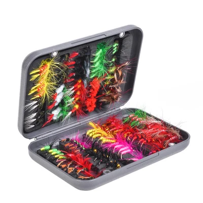

lure fish hook imitation moth bionic fish hook Multi-color hook