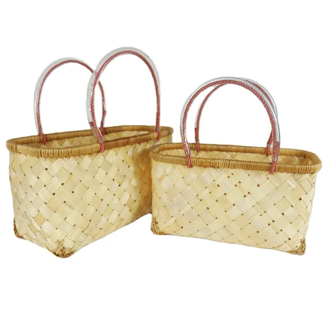 Planter Basket Laundry Multi Color Oem Odm Handle Storage Square Large