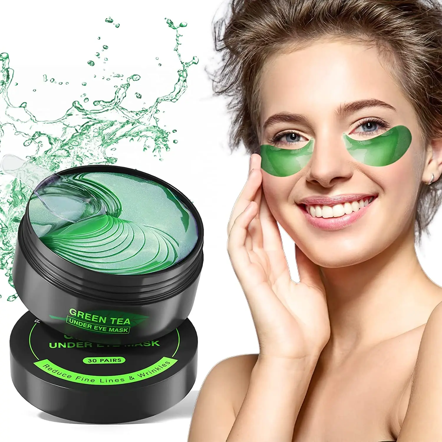 

Collagen Under Eye Patches Treatment with Anti-Aging Hyaluronic Acid For Moisturizing & Reducing Dark Circles